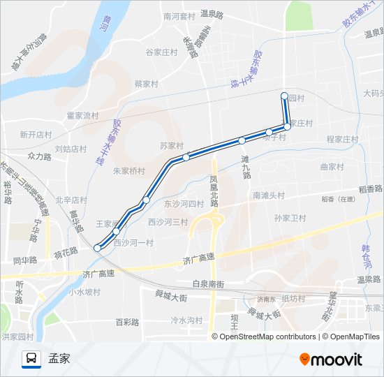 97路临时区间 bus Line Map