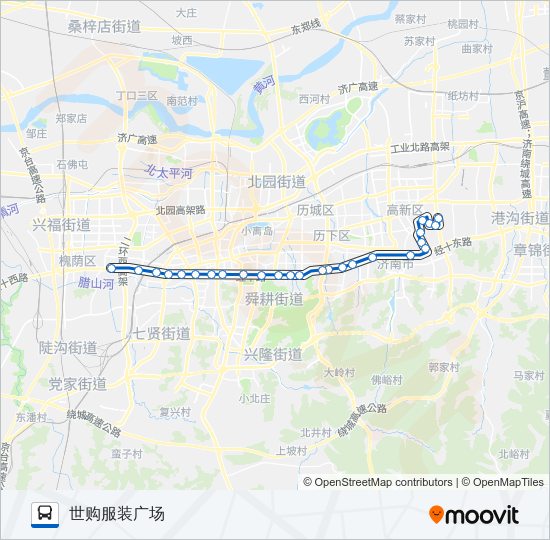 202路高峰大站快车 bus Line Map