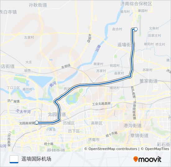 机场大巴长途汽车站线 bus Line Map