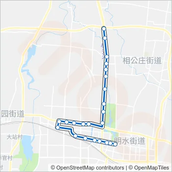 章丘1路 Bus Line Map
