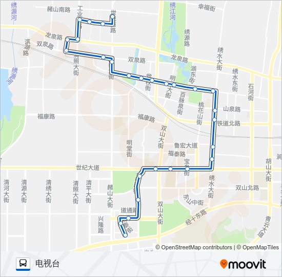 章丘6路 Bus Line Map