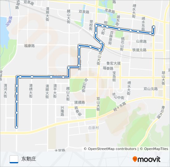 章丘7路 bus Line Map