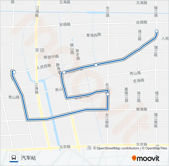海门2路 Bus Line Map
