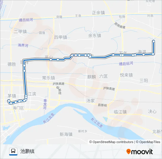 海门205路 Bus Line Map