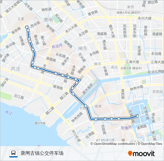 1路 Bus Line Map