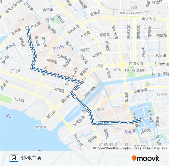 1路 Bus Line Map