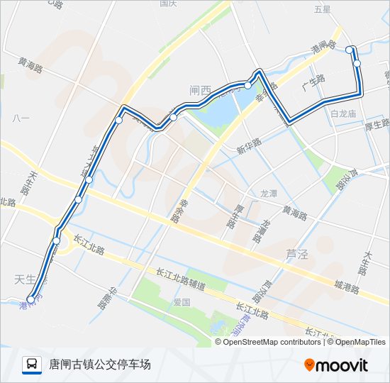 公交2路的线路图