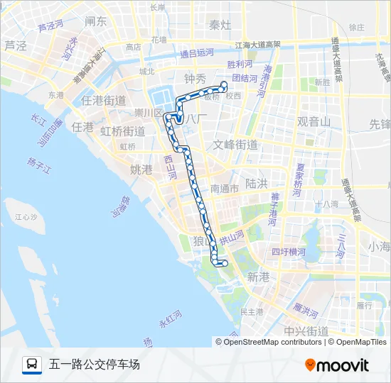 5路 Bus Line Map