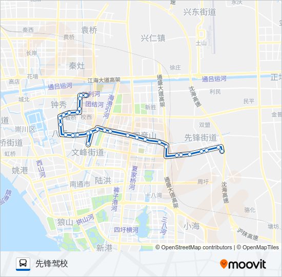 公交9路的线路图