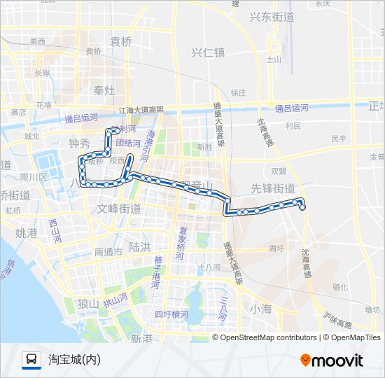 公交9路的线路图