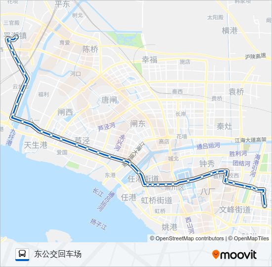 公交10路的线路图