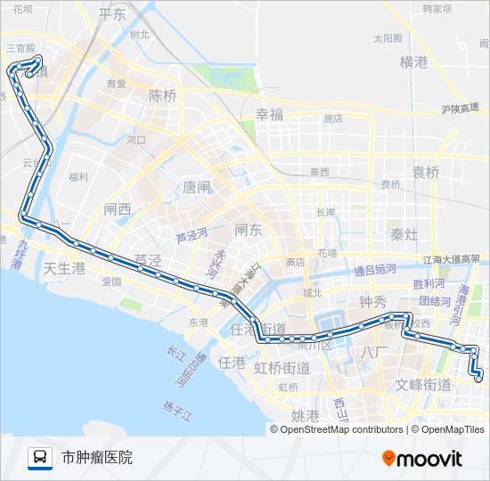 公交10路的线路图