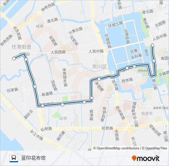 公交12路的线路图
