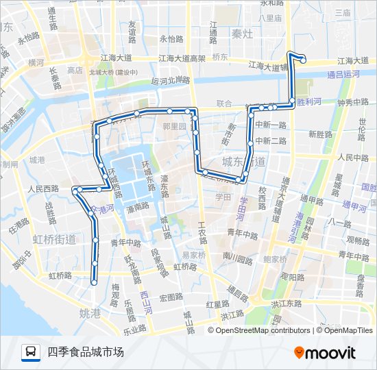 16路 Bus Line Map