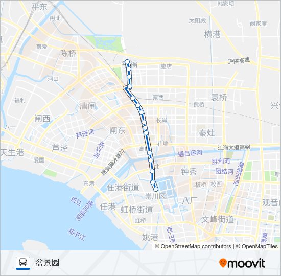 公交17路的线路图