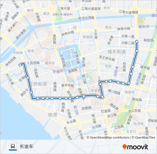 公交18路的线路图