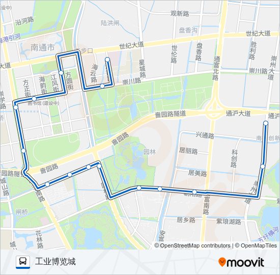 公交20路的线路图