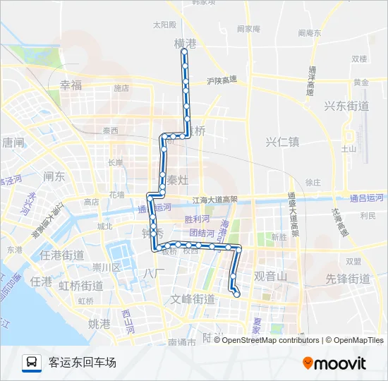 21路 Bus Line Map