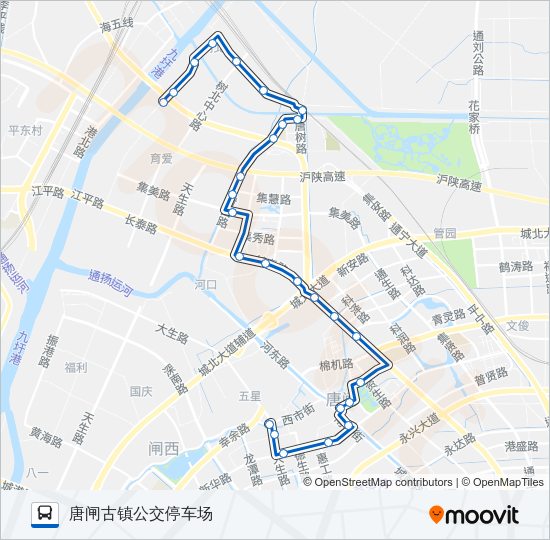 公交23路的线路图