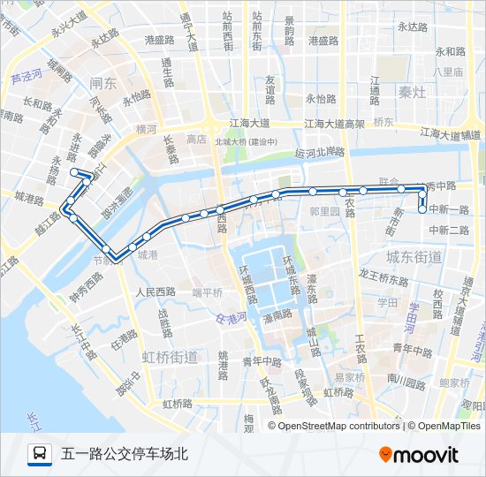 公交24路的线路图