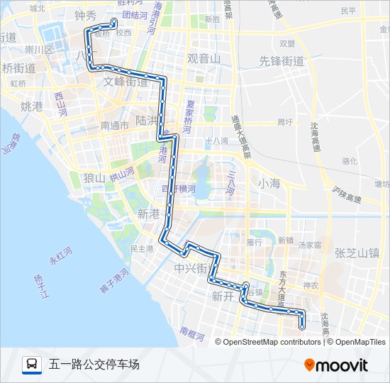 公交28路的线路图