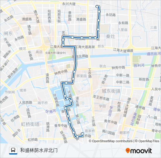 公交30路的线路图