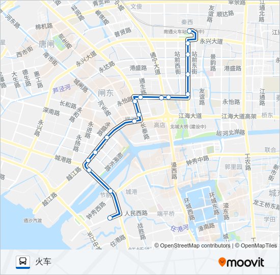 公交32路的线路图