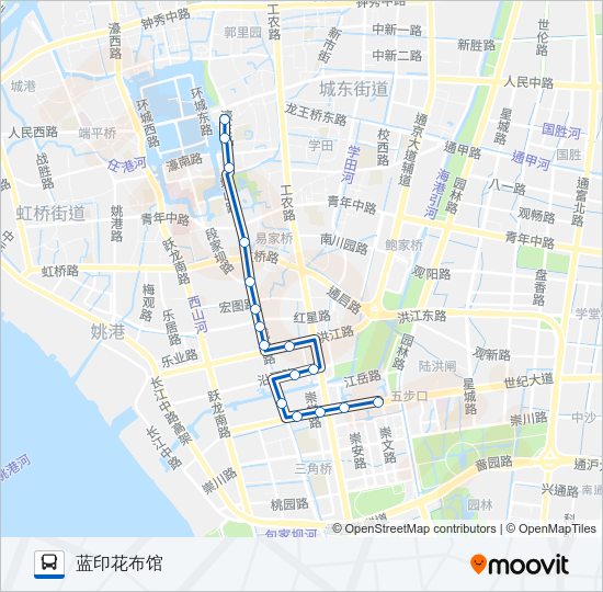 公交40路的线路图