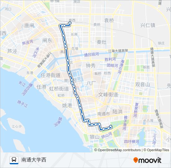 公交41路的线路图