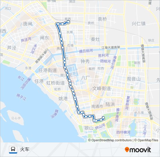 公交41路的线路图