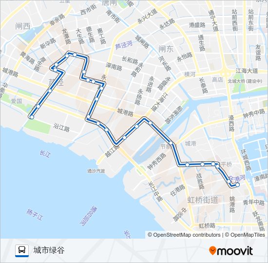 公交43路的线路图