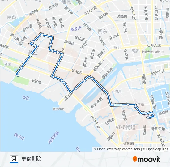 43路 Bus Line Map