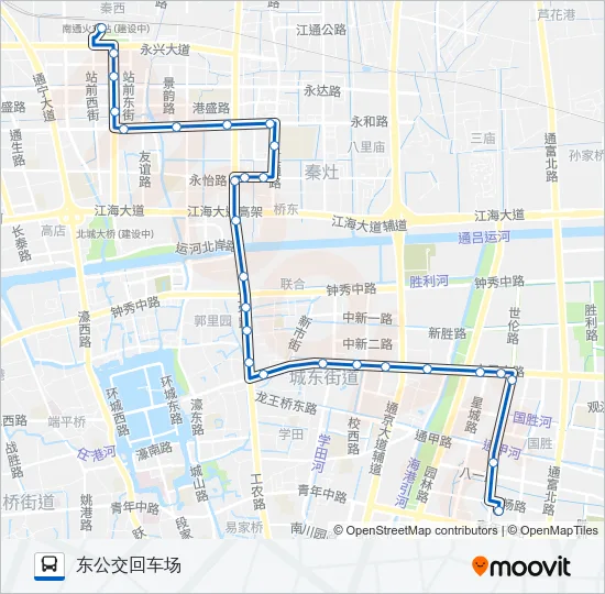44路 Bus Line Map