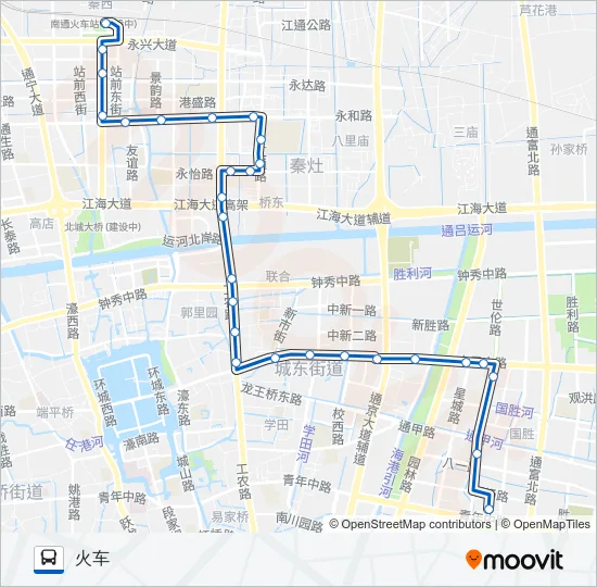 44路 Bus Line Map