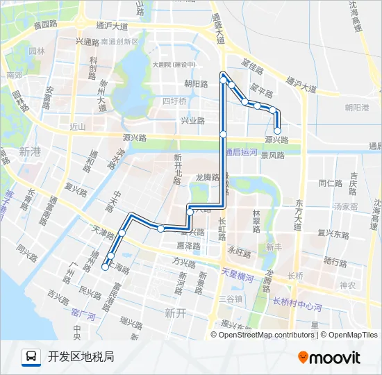 46路 Bus Line Map
