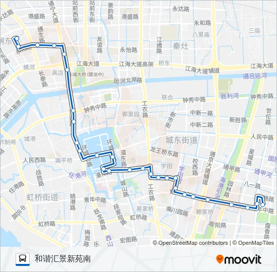 公交51路的线路图