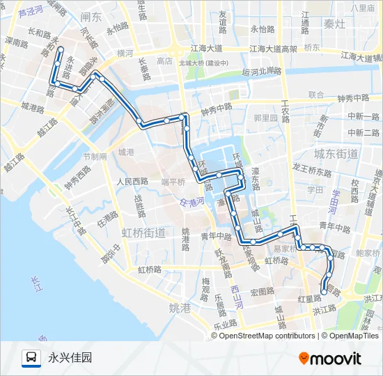 53路 Bus Line Map