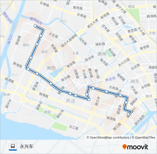 56路 Bus Line Map