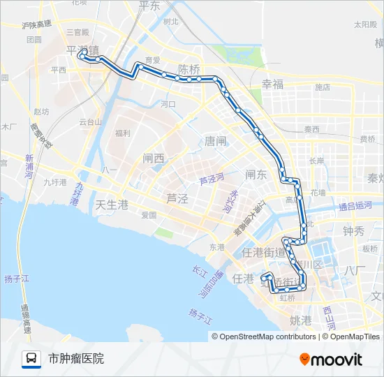 57路 Bus Line Map