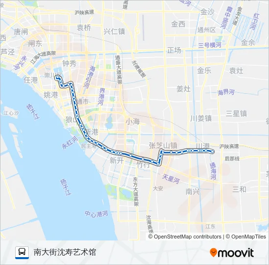 58路 Bus Line Map