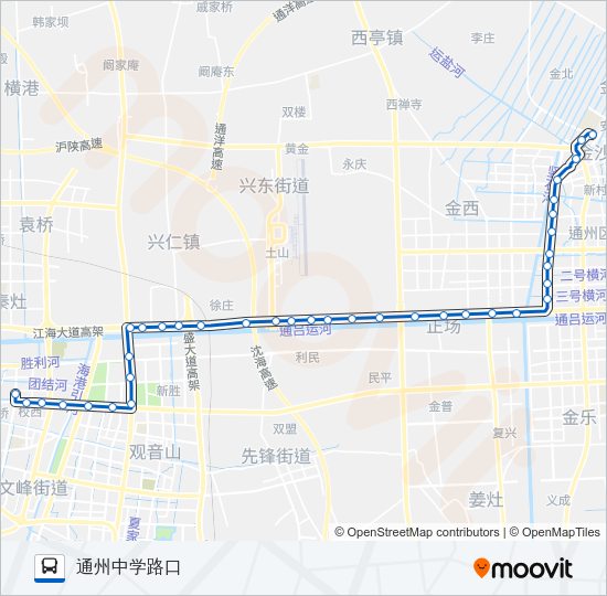 公交60路的线路图
