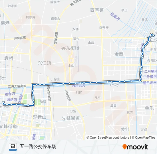 60路 Bus Line Map