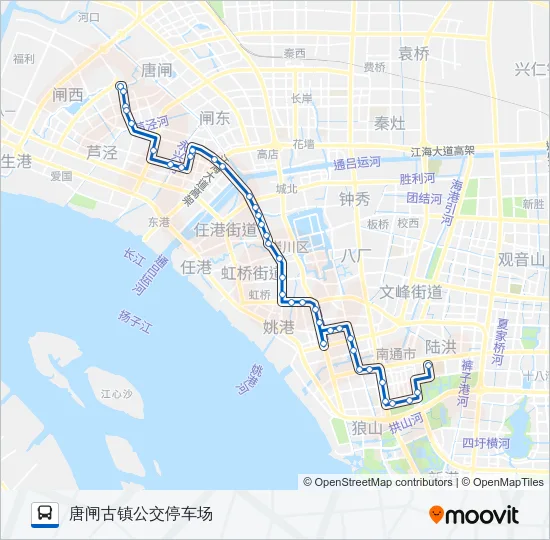 72路 Bus Line Map