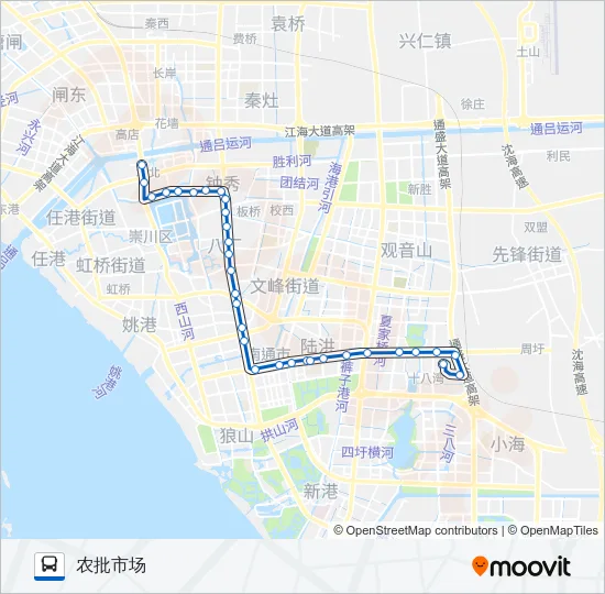 77路 Bus Line Map