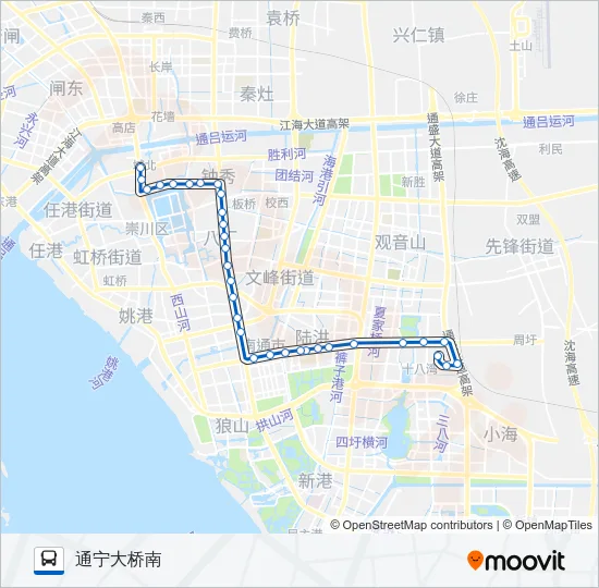 77路 Bus Line Map