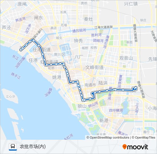 公交78路的线路图