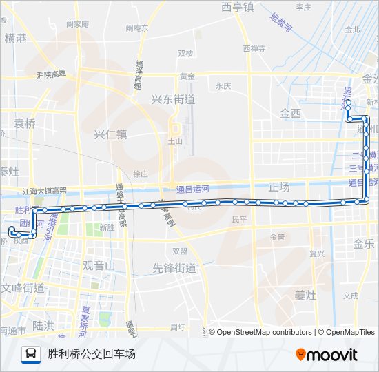 公交80路的线路图