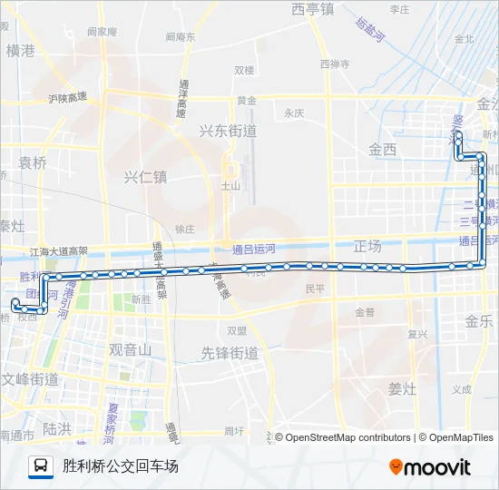 80路 Bus Line Map
