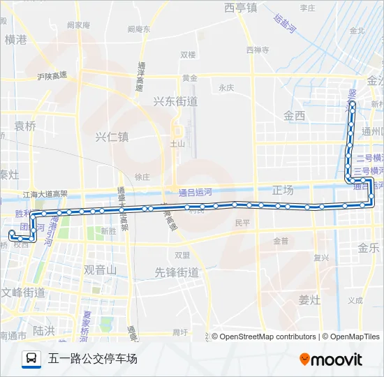 80路 Bus Line Map