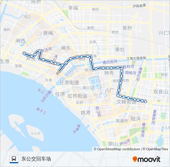 公交85路的线路图